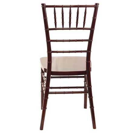 Atlas Commercial Products Resin Chiavari Chair with Premium Steel Frame, Mahogany RCC3MHG